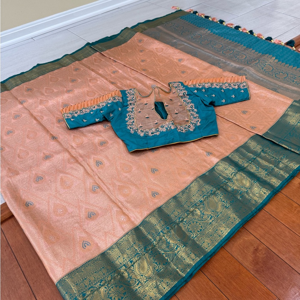 Beautiful premium kanchi soft silk saree.